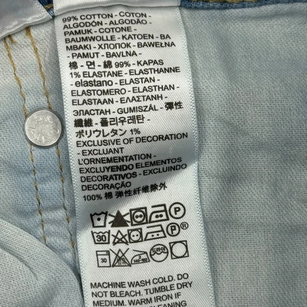 Levi's 505‎ Straight Leg Jeans Mens 30x32 Light Denim NWT Reclaimed Sustainable